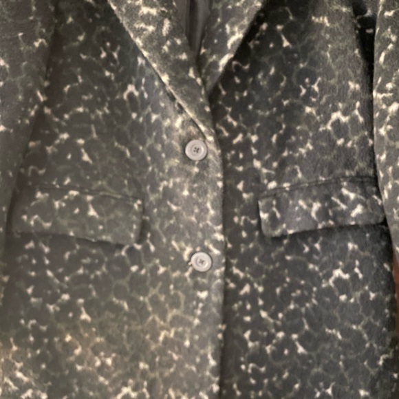 COFFEESHOP Meg Leopard Printed Wool Blend Jacket - Picture 3 of 4